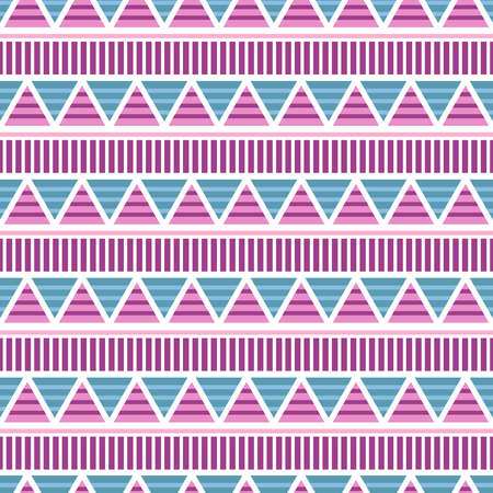 Vector seamless abstract tribal pattern.のイラスト素材