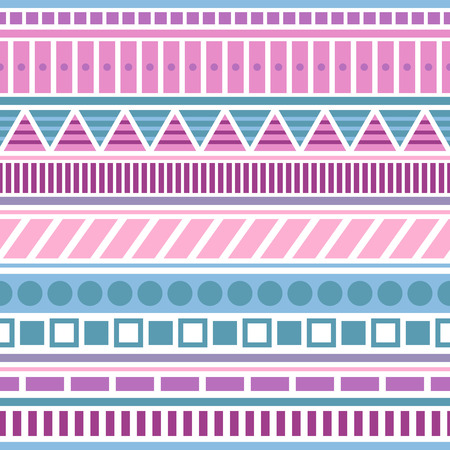 Vector seamless abstract tribal pattern.のイラスト素材