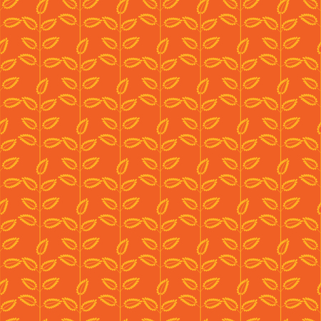 Vector seamless pattern of abstract leaves. Vector seamless pattern.のイラスト素材