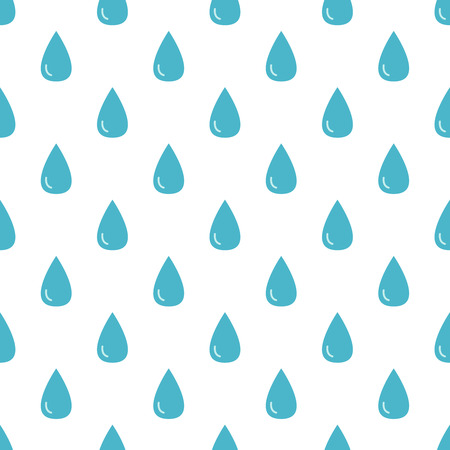 Vector seamless pattern of blue water drops.のイラスト素材