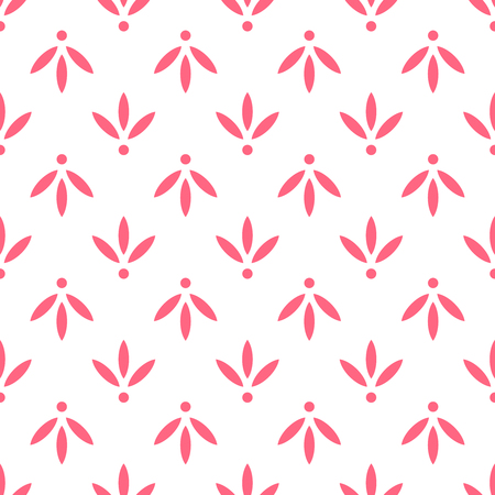Vector seamless pattern of abstract geometric flower.のイラスト素材