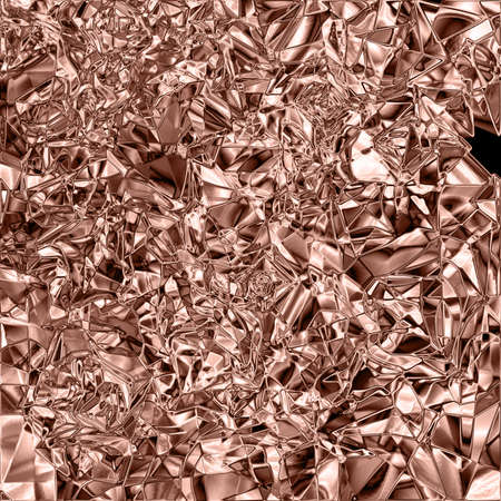 Rose gold foil background. Metallic rose gold background.の写真素材