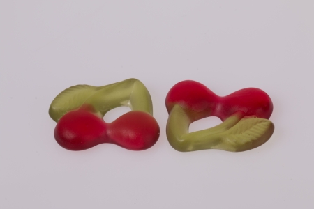 Fruit jelly in form of cherry