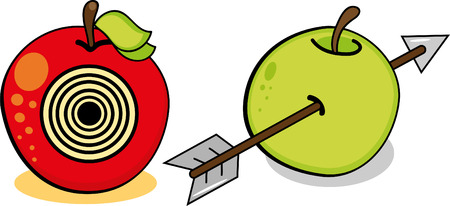 Creative design of  apple のイラスト素材