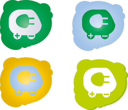 Eco car のイラスト素材