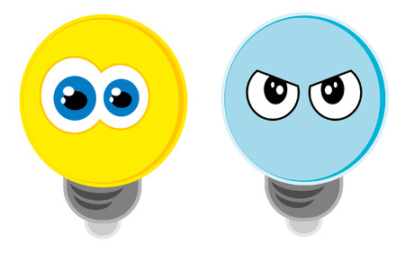 Creative design of light bulb  のイラスト素材