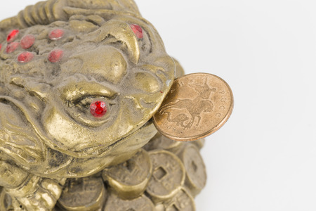 Monetary frogの写真素材