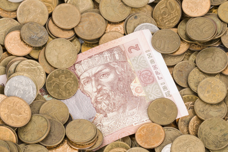 Russian and Ukrainian paper money and coins 