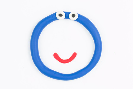 Plasticine circle の写真素材