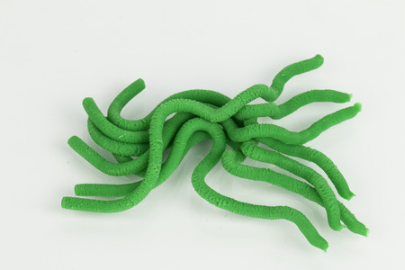 Children bright plasticine  - Stock Image macro の写真素材