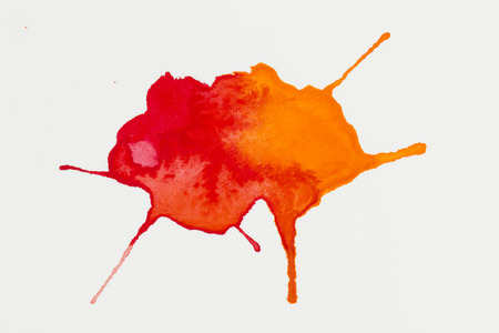 Abstract  watercolor blob の写真素材