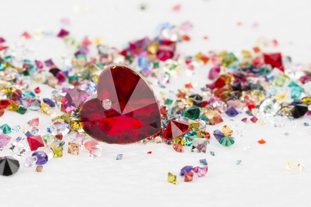Collection of many different natural gemstones. Stock Image macro.の写真素材
