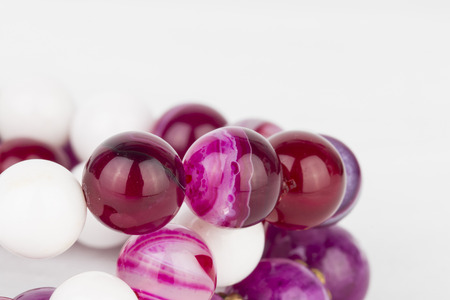 Homemade bead jewelry - Stock Image.の写真素材