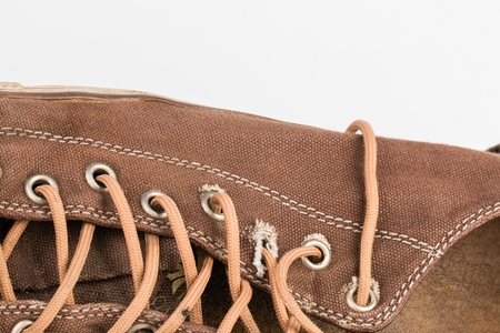 Canvas Shoe Detail - Stock Image.の写真素材