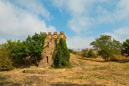 Rostov - on - Don, Russia - September 6, 2015: Tanais - excavation of the Ancient Greek city. Archaeological museum "Tanais".のeditorial素材
