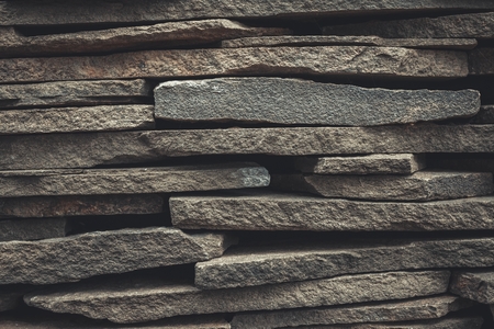 Stone wall. Outdoor background natural stone. Macro shot.の写真素材