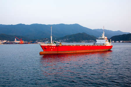 Nagasaki, Japan - SEPTEMBER 27: ships in port of NAGASAKI, JAPAN.  September 27, 2015.のeditorial素材