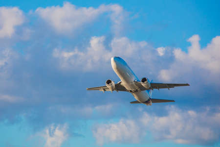 Tallinn, Estonia - July 5, 2017: Swift Air cargo plane takes off from Airport of Tallinnのeditorial素材