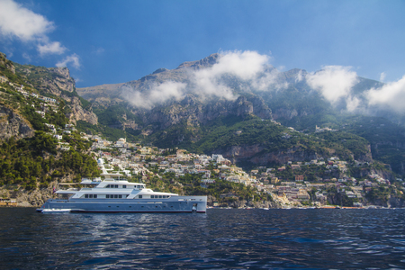 Positano in the morningの写真素材