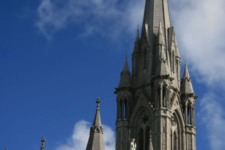cobh cathedral, irelandの写真素材