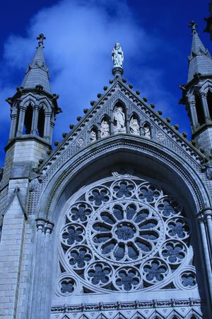 cobh cathedral, irelandの写真素材