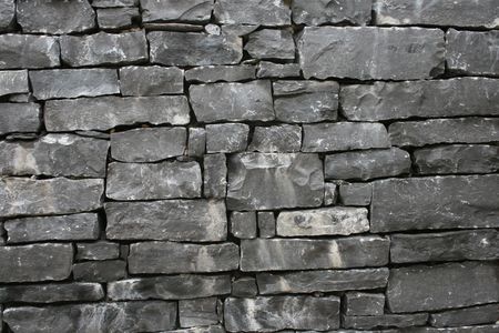 irish stone wall patternの写真素材