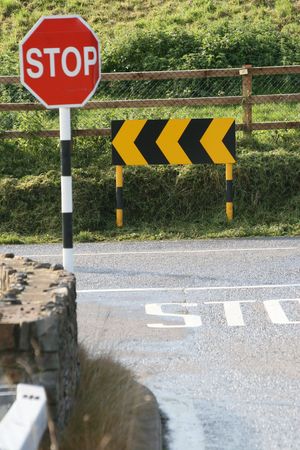 irish cross roadの写真素材