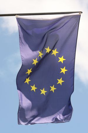 european union flagの写真素材