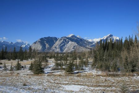 Beauty of canadian rocky mountainsの写真素材