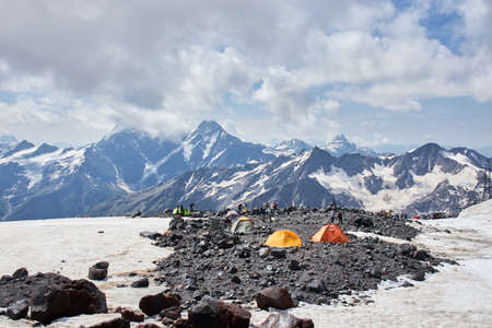 Elbrus. South slopeの写真素材