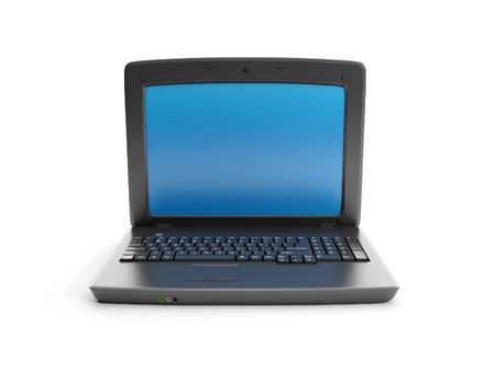 3d illustration: Notebook close-upの写真素材
