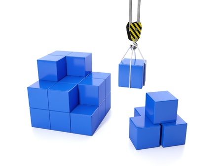 3d Illustration: Business ideas, parts of one great wholeの写真素材