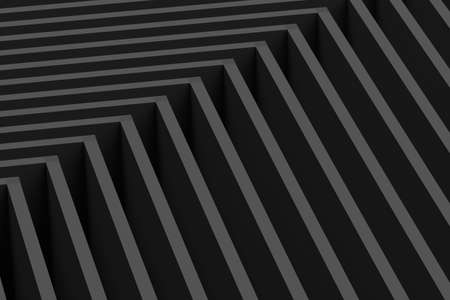 gray lines abstraction 3d rendering backgroundの写真素材