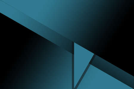Blue gradient abstract background from corner shapes illustration