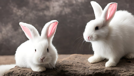A little, milky hare, a rabbit. A symbol of the new year