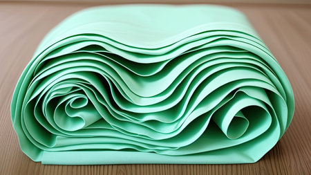 Beautiful fabric folds. Texture for the background