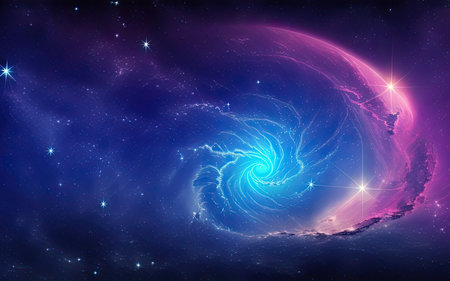 Space nebulae, planets, distant and unexplored space.