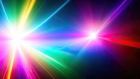 Abstract lens flare wallpaper, background, art.の素材