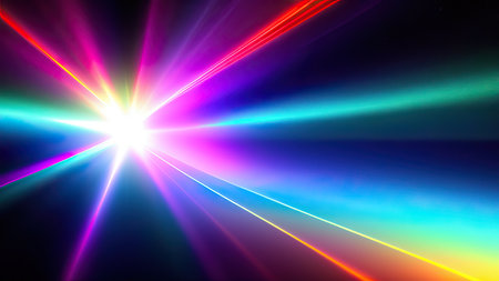 Abstract lens flare wallpaper, background, art.の素材
