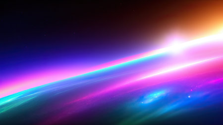 Abstract lens flare wallpaper, background, art.の素材