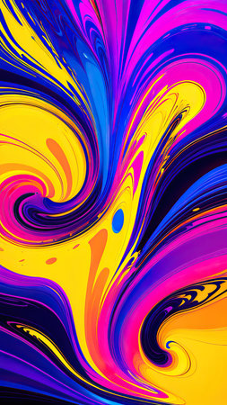 Abstract rainbow background with copy space for text, vector illustration.の素材