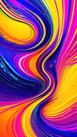 Abstract rainbow background with copy space for text, vector illustration.の素材