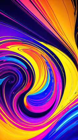 Abstract rainbow background with copy space for text, vector illustration.の素材