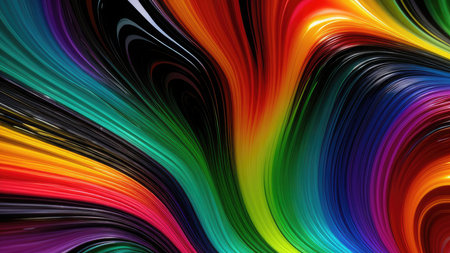 Liquid fluid multicolored, wallpaper.の素材