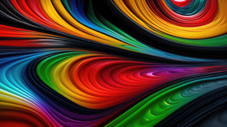 Liquid fluid multicolored, wallpaper.の素材