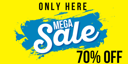 Sale banner template design. special offer, end of season , This weekend only . vector illustration.のイラスト素材