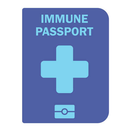 Vaccinated health passport. Travel immune passport. Paper document to show that a person has been...