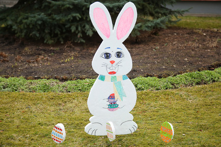 Easter bunny cutted