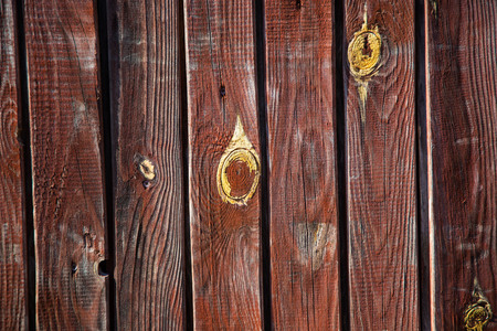 Old painted wood wall - texture or backgroundの写真素材