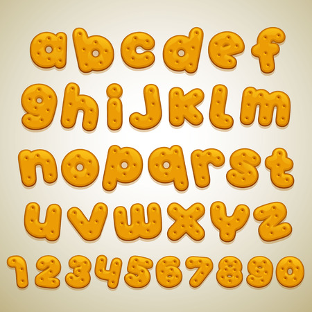 cookies fontのイラスト素材